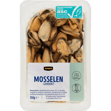 Jumbo Mosselen Gekookt 150 g