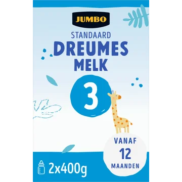 Jumbo Dreumesmelk 3 vanaf 12 Maanden 2 x 400 g
