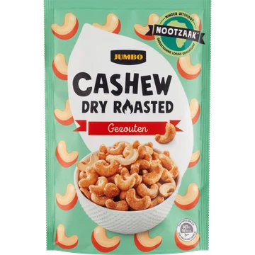 Jumbo Cashew Dry Roasted Gezouten 125 g