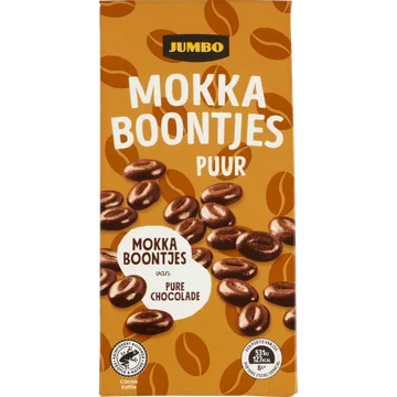 Jumbo Mokka Boontjes Puur 125 g