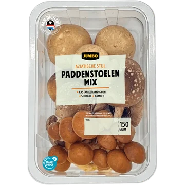 Jumbo Paddenstoelen Mix Aziatische Stijl 150 g