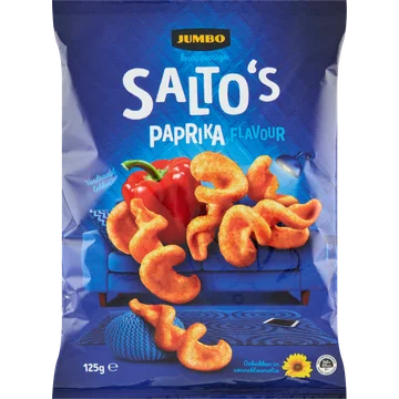 Jumbo Knapperige Salto's Paprika 125 g