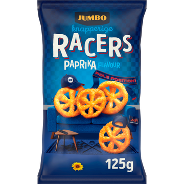 Jumbo Knapperige Racers Paprika Chips125 g