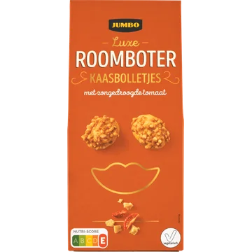 Jumbo Luxe Roomboter Kaasbolletjes met Zongedroogde Tomaat 75 g