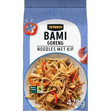 Jumbo Bami Goreng Noodles met Kip 475 g