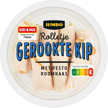 Jumbo Gerookte Kip Rolletjes met Pesto Roomkaas 90 g