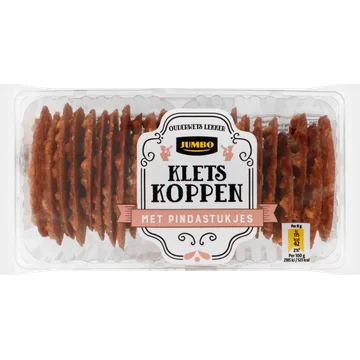 Jumbo Kletskoppen met Pindastukjes 175 g