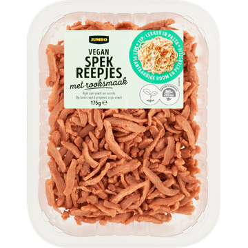 Jumbo Plantaardig Spekreepjes met Rooksmaak 175g