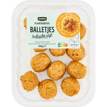 Jumbo Plantaardige Balletjes Indische Stijl 200 g