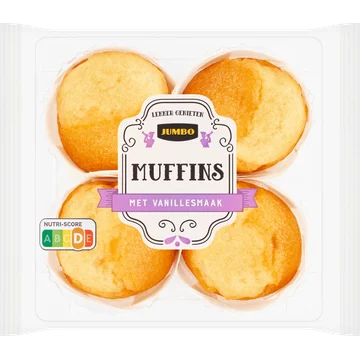 Jumbo Muffins met Vanillesmaak 300 g