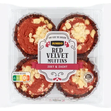 Jumbo Red Velvet Muffins 180 g