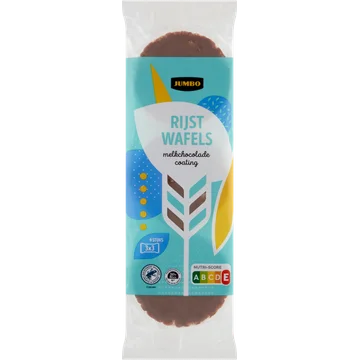 Jumbo Rijstwafels Melkchocolade Coating 9 Stuks 150 g