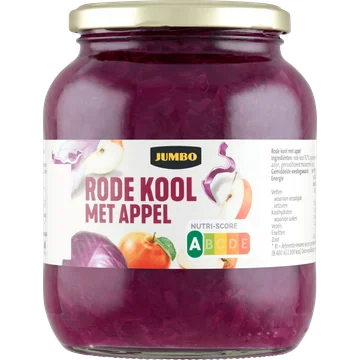 Jumbo Rode Kool met Appel 680 g