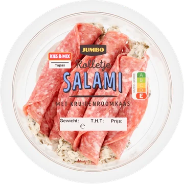 Jumbo Rolletje Salami met Kruidenroomkaas 80 g