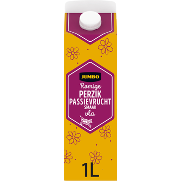 Jumbo Vla Romige Perzik Passievruchtsmaak 1 L