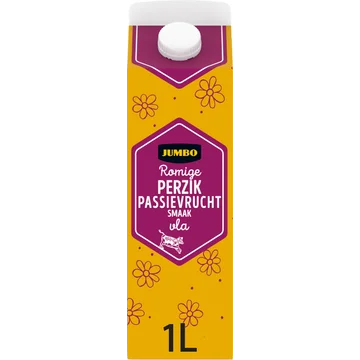 Jumbo Vla Romige Perzik Passievruchtsmaak 1 L