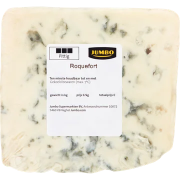 Jumbo Roquefort Kaas 52+ ca. 170 g