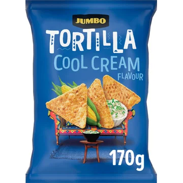 Jumbo Tortilla Chips Cool Cream 170 g