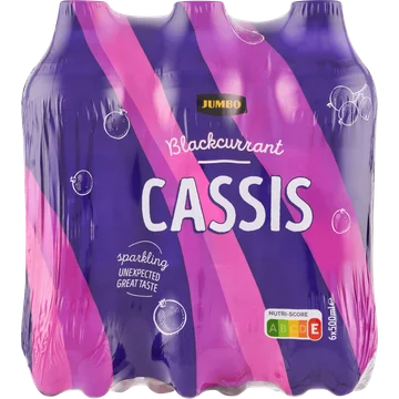 Jumbo Zwarte Bessen Cassis 6 x 500ML