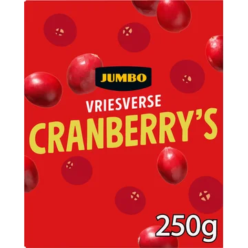 Jumbo Vriesverse Cranberry's 250 g