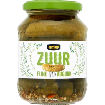 Jumbo Fijne Augurk Zuur 190 g