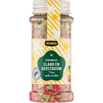 Jumbo Sprinkles Eland en Kerstboom 80 g