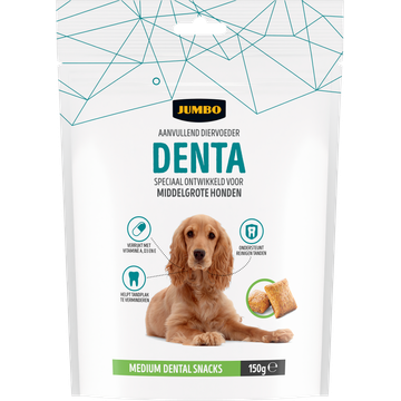 Jumbo Aanvullend Diervoeder Denta Medium Dental Snacks 150 g