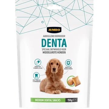 Jumbo Aanvullend Diervoeder Denta Medium Dental Snacks 150 g