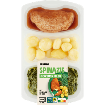 Jumbo Spinazie met Cordon Bleu 500 g