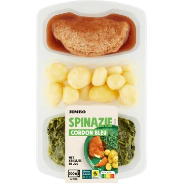 Jumbo Spinazie met Cordon Bleu 500 g
