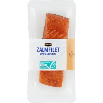 Jumbo Zalmfilet Warmgerookt 125 g