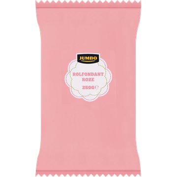 Jumbo Rolfondant Roze 250 g