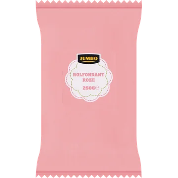 Jumbo Rolfondant Roze 250 g