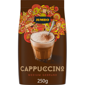 Jumbo Oploskoffie Cappuccino 250 g