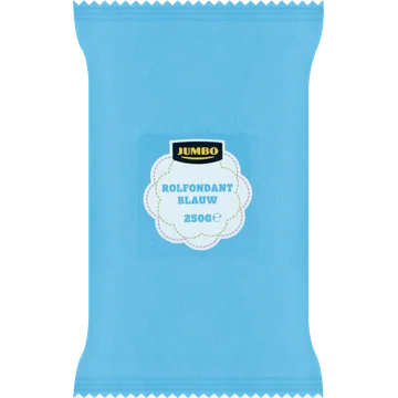 Jumbo Rolfondant Blauw 250 g