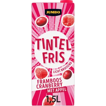 Jumbo Tintel Fris Framboos Cranberry met Appel 1,5 L