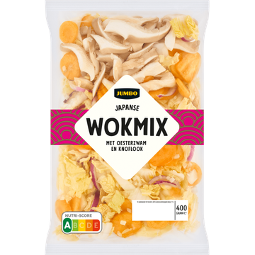 Jumbo Japanse Wokmix met Oesterzwam en Knoflook 400 g