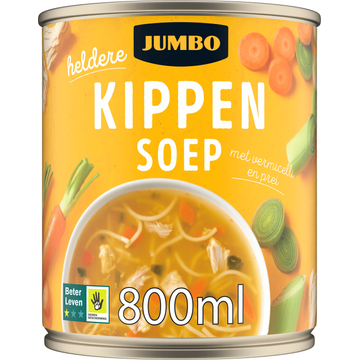 Jumbo Kippensoep met Vermicelli 800ML
