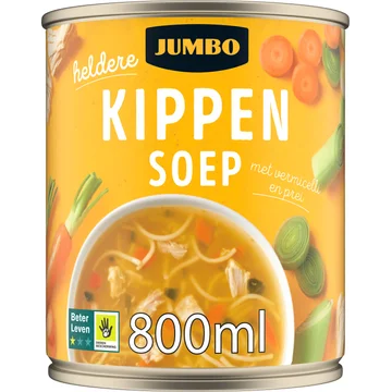 Jumbo Kippensoep met Vermicelli 800ML