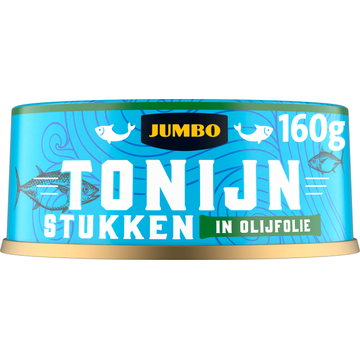 Jumbo Tonijnstukken in Olijfolie 160 g