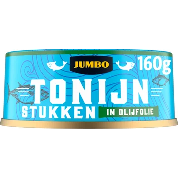 Jumbo Tonijnstukken in Olijfolie 160 g
