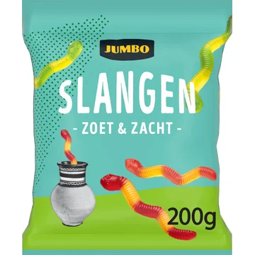 Jumbo Slangen Vegan 200 g
