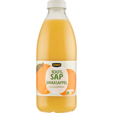 Jumbo 100% Sap Sinaasappel met Vruchtvlees 1 L