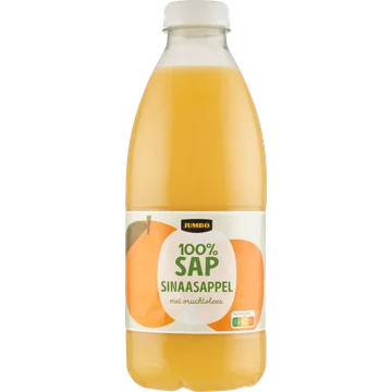Jumbo 100% Sap Sinaasappel met Vruchtvlees 1 L