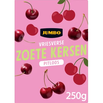 Jumbo Vriesverse Zoete Kersen Pitloos 250 g