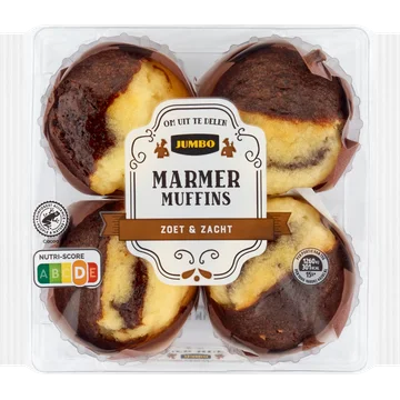 Jumbo Marmer Muffins 300 g
