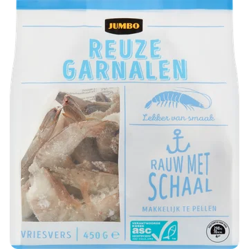 Jumbo Reuze Garnalen 450 g