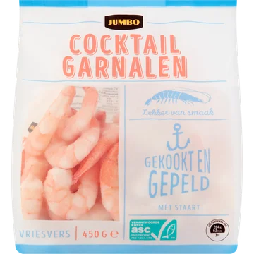 Jumbo Cocktail Garnalen 450 g