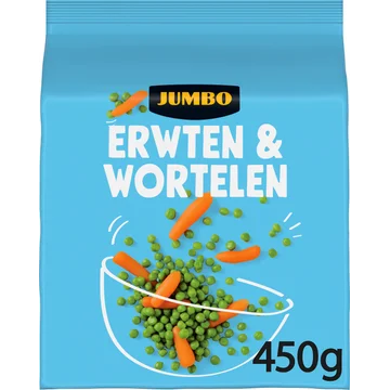Jumbo Erwten & Wortelen 450 g