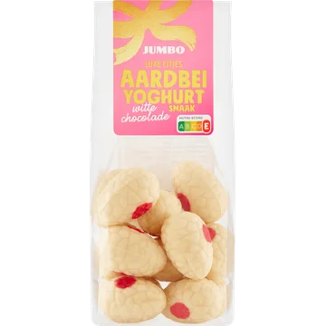 Jumbo Luxe Paaseitjes Aardbei Yoghurtsmaak Witte Chocolade 150 g